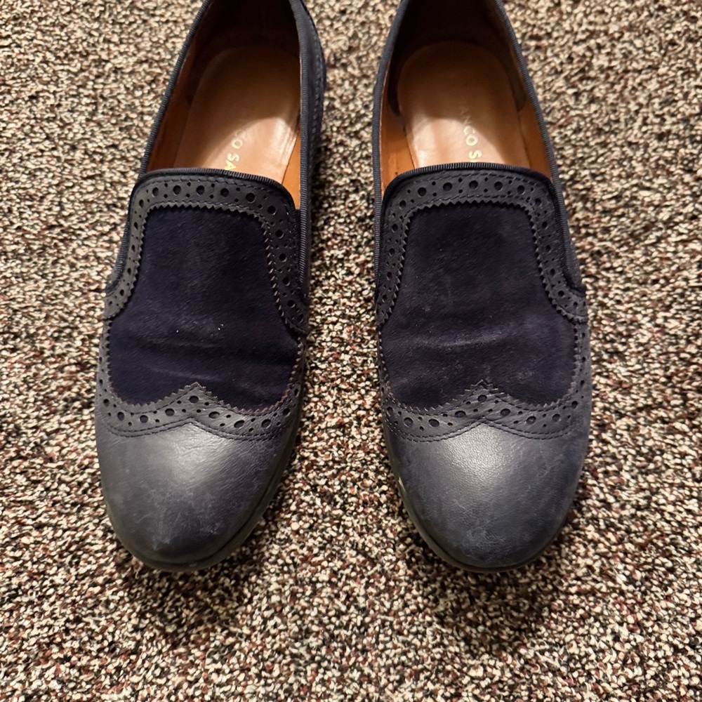 Women’s Navy Loafers